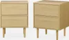 Two identical bedside tables are shown from different angles against a white background. Anteprima dell’immagine prodotto
