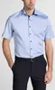 Eterna Hemd Kurzarm Modern Fit normale Passform blau uni Produktbild-Vorschau 6