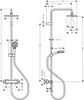 Showerpipe VERNIS Shape 230 1jet m Brausethermostat Produktbild-Vorschau 2