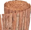 vidaXL Ogrodzenie ogrodowe z kory 1000×50 cm Podgląd zdjęcia produktu 3