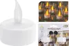 A collage of LED tea lights, showing a single product, a group of products in glass holders, and a product package. Náhled obrázku produktu