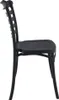 A side view of a black chair. Produktbild-Vorschau