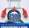 Zurrbügel U-Bügel 2500 daN 10 Stück Ladungssicherung Produktbild-Vorschau 3