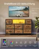 SONGMICS Kommode mit 8 Stoffschubladen, TV-Schrank mit LED Produktbild-Vorschau 7