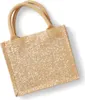 Westford Mill W431 | Shimmer Jute Mini Gift Bag 26 x 22 x Produktbild-Vorschau 2