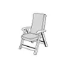 Doppler STAR 2025 haut - coussin pour chaise et fauteuil Voir les images du produit 13