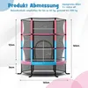 Trampolino per bambini con rete di sicurezza, rosa, Anteprima dell’immagine prodotto 2