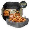 KitchBo Silikonform 20x20x6,3cm schwarz/grau Produktbild-Vorschau 2