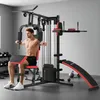 A man is using a home gym machine in a room. Náhľad obrázku produktu