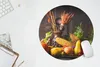 MuchoWow® Mauspad Mousepad Gemüse - Obst - Rustikal - Tisch Produktbild-Vorschau 5