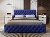 GRAINGOLD Glamour Chesterfield posteľ 180x200 cm Velutto - Náhľad obrázku produktu 3