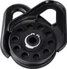 A black pulley system for a winch. Produktbild-Vorschau