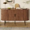 Modernes MDF Sideboard mit Rolljalousie-Türen, Produktbild-Vorschau 7