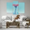 Bild auf Leinwand - Leinwandbild - 3 Teile - Rosa Produktbild-Vorschau 6