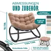 KESSER® Schaukelstuhl für drinnen & draußen Schaukelsessel Produktbild-Vorschau 7