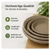 Pflanztopfuntersetzer Mira Taupe Ø 19cm - Frostsicher & Produktbild-Vorschau 7