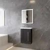 45 cm Badmöbel Set Gäste WC Waschbecken mit Unterschrank Produktbild-Vorschau 3