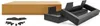 HEVVA - 10 cm hohe Möbelfüße GRAZ - 35 cm Tiefe, Schwarz, Produktbild-Vorschau 2
