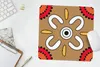 MuchoWow® Mauspad Mousepad Design - Blumen - Punkte 30x30 Produktbild-Vorschau 6