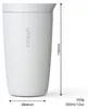 Thermobecher Edelstahl 350ml Deckel Kaffee Becher isoliert Produktbild-Vorschau 4