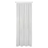 Gardine NICEA weiß 140x270 cm  Kräuselband Tunnelzug Produktbild-Vorschau 3