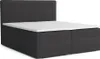 Boxspringbett BOSTON 160x200 cm Velour Kronos 34 Anthrazit Produktbild-Vorschau 2