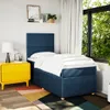 Boxspringbett mit Matratze Blau 80x200 cm Stoff Produktbild-Vorschau 5