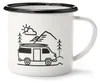 Tchibo Emaille Tasse, Camping Becher, Kaffeetasse mit Produktbild-Vorschau 2