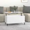 vidaXL Couchtisch Weiß 90x44,5x45 cm Holzwerkstoff Produktbild-Vorschau 2