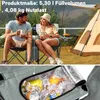 FCH Doppel Campingstuhl mit Sonnenschirm & isolierter Produktbild-Vorschau 10