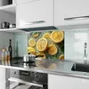 Küchenrückwand Spritzschutz Glas mit Motiv Zitronenfrische Produktbild-Vorschau 2