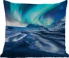 MuchoWow® Outdoor Kissen - Nordlichter - Schnee - Berg - Produktbild-Vorschau 1