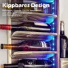 Yorbay Weinregal mit LED-Licht Palette Beflammt Holz, Produktbild-Vorschau 3
