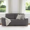 vidaXL Divano a due posti Grigio 180x81x84 cm in ecopelle Anteprima dell’immagine prodotto 3