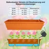 XXL Blumenkasten mit Bew. Venezia 100 cm anthrazit Produktbild-Vorschau 3