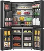 Hisense Hi7 Freistehend Flügeltürkühlschrank, Schwarz, 584 Produktbild-Vorschau 3