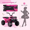 COSTWAY 6V Kinder Quad Elektro, Kinderquad mit Vorwärts-, Produktbild-Vorschau 2