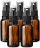 5x Glasflasche braun 30 ml mit schwarzem Zerstäuber Produktbild-Vorschau 1