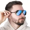 Aviator Sonnenbrille Herren Polarisiert UV400, Blaue Gläser Produktbild-Vorschau 12