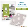 A product package for grease filters for a range hood, with two filters shown separately. Produktbild-Vorschau