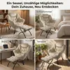 Clinvia Relaxsessel mit Hocker, Sessel mit Armlehnen, Produktbild-Vorschau 9