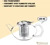 Glaskrug mit Metall-Teesieb 650ml WILMAX Produktbild-Vorschau 3