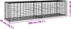 vidaXL Gabion s víkem 200x50x50 cm Pozinkované železo Náhled obrázku produktu 6