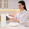 relaxdays Runder Küchenrollenhalter aus Bambus Produktbild-Vorschau 3