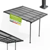 Juskys Terrassenüberdachung Borneo 3x3 m – Aluminium Produktbild-Vorschau 1