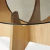 Konferenční stolek „Omlar“ se skleněnou deskou, kulatý, Ø Náhled obrázku produktu 9