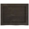 vidaXL Nástenná polica tmavo hnedá 40x30x(2-4) cm masívne Náhľad obrázku produktu 5