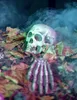 Halloweenset Grabstein Spinnen Knochen Totenkopf 25 tlg Produktbild-Vorschau 4