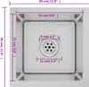 vidaXL Lavello artigianale da incasso in acciaio inox Anteprima dell’immagine prodotto 14