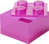NHG LEGO Aufbewahrungsbox Storage Brick 4 Top Lid Glitter Produktbild-Vorschau 1